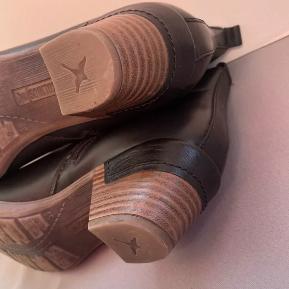 Pikolinos Womens Rotterdam Ankle Boots 902-8947 Black Leather Size 39 Eur/US 8.5 - Picture 6 of 11